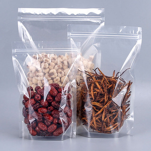 Sacchetto Trasparente con Cerniera, Busta Autosigillante in Polietilene per Imballaggio Alimentare - Product Image 1