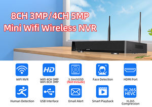 <span class=keywords><strong>XMeye</strong></span> protezione di sicurezza videoregistratore 5MP 4CH 8CH Wireless CCTV NVR H.265 + Max Sata rilevamento Audio viso WIFI CCTV NVR <span class=keywords><strong>Xmeye</strong></span> - Product Image 2