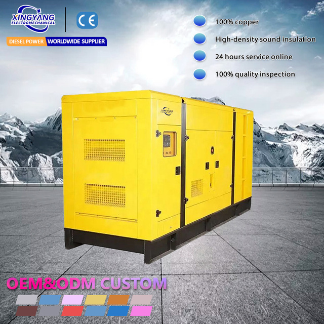 Diesel Generator Set Silent Type Mobile Trailer 28KVA 30KVA 44KVA 65KVA House Home Whole Backup Standby 4B39G1