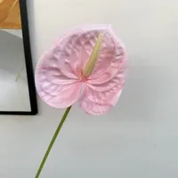 Kunststof kunstbloemen Anthurium bruiloftszaal decoratie huisdecoratie nepbloemen palm feest bloemstuk