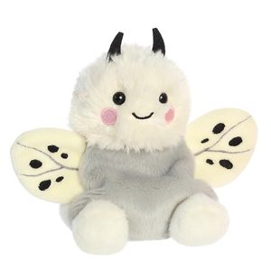 Peluche a forma di falena grigio-bianca, morbido e soffice, con ali maculate e corna nere <span class=keywords><strong>per</strong></span> <span class=keywords><strong>cani</strong></span> e gatti - Product Image 2