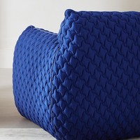 Fauteuil Chesterfield gonflable en tissu bleu, moderne, simple, de luxe léger, populaire sur internet, pour petit appartement, réglable