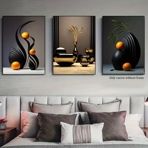 Modern Luxury Nordic Marble Pattern Abstract Light <strong>Geometric</strong> Canvas Paintings <strong>Posters</strong> Art Oil Digital Framed Gift Cotton Paper - Product Image 1