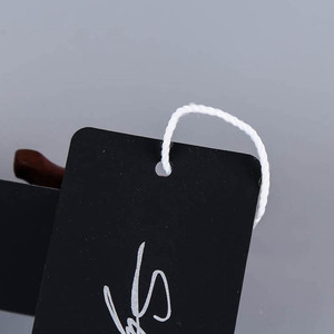Étiquette personnalisée en papier kraft pour bouteille de <span class=keywords><strong>verre</strong></span>/vin, étiquette à suspendre au col de bouteille, fournisseur chinois professionnel et économique - Product Image 4