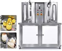 Machine à éplucher les ananas à double tête pneumatique en acier inoxydable 304, éplucheur de fruits commercial pour ananas et noix de coco – Offre Spéciale