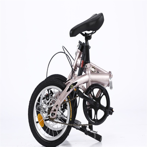 16-20 pollici telaio in acciaio al carbonio leggero a 7 marce bicicletta pieghevole da uomo da donna ciclo città adulto Velocipede con forcella in alluminio - Product Image 6