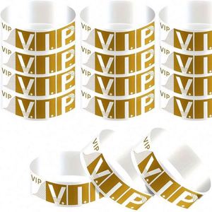 Bracelets Tyvek personnalisés pas chers, jetables, imperméables, en papier, pour enfants, pour l'entrée des parcs de jeux, bracelet d'identification pour activités - Product Image 1