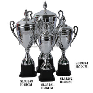 Trofeo Personalizzato in Metallo per Sport Mondiali, Coppa per Basket, Pallamano, Badminton, Calcio, Lega dei Campioni, Economico, Oro e <span class=keywords><strong>Argento</strong></span>, Durevole, Phoenix - Product Image 1