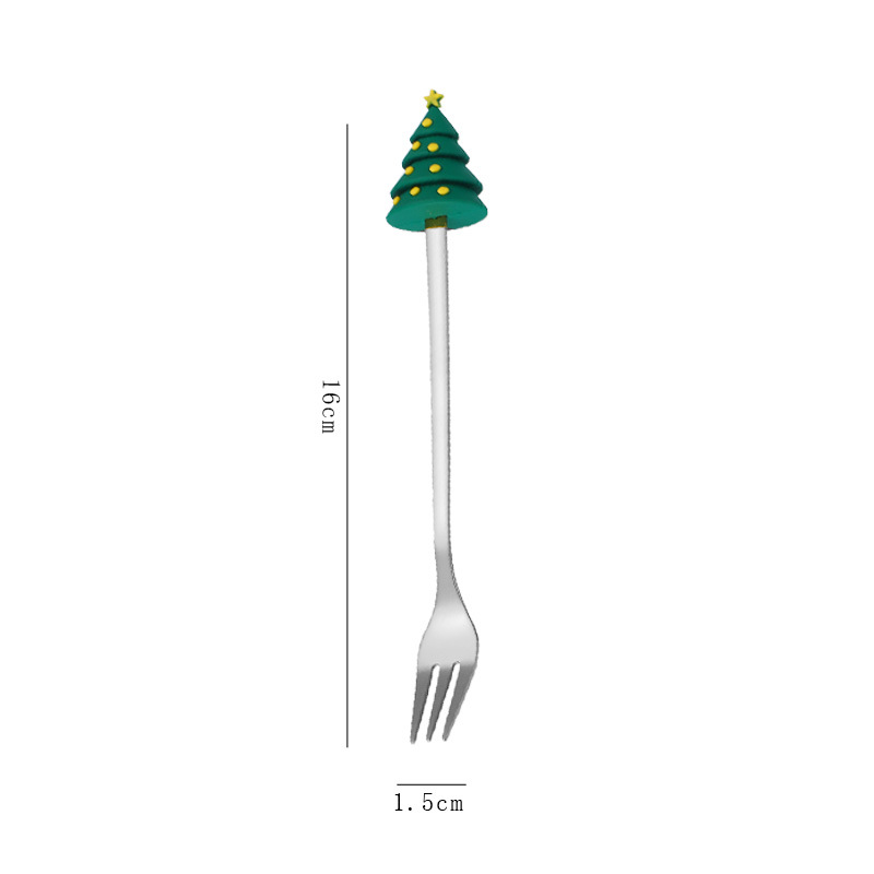 Fourchette pour sapin de Noël [argent]