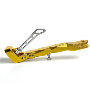 Cnc Aluminum Motorcycle Electric Scooter Side Stand Adjustable Support <b>Bracket</b> For Retrofit Upgrade Rear Mounting - Product Image 5