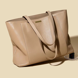 Fashion Universal <b>Soft</b> <b>Leather</b> Tote <b>Bag</b> Large Capacity Ladies Shoulder <b>Bag</b> Luxury Handbag for Women Tanjing - Product Image 1