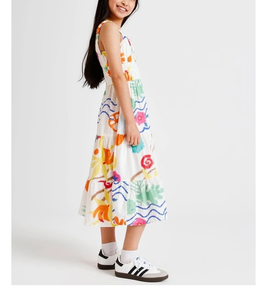 <b>Girls</b> Summer Cotton <b>Dress</b> With Attractive Fashion Look Soft Fabric And Relaxed Fit Designed For Play School And Birthday Parties - Product Image 3