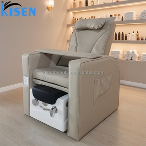 Kisen Pedicure Foot SPA Chair <b>Electric</b> Recline Customized logo Leather with Jet <b>System</b> for Modern Salon Beauty Equipment - Product Image 1