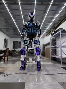 Costume <span class=keywords><strong>Robot</strong></span> LED con Logo Personalizzato, Cambio Colore RGB, Design EVA, Costume per Feste con Trampoli LED, Disfraces <span class=keywords><strong>Robot</strong></span> LED - Product Image 4