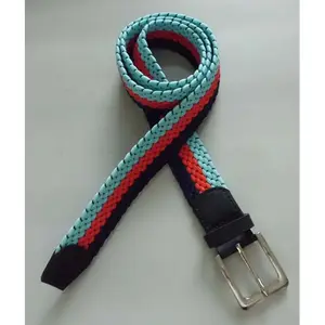 knitted braided fashion belts in bulk plaited belt for lady woman