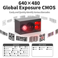 Moteur de scanner de codes à barres Xincode QR 1D Module de lecteur de codes à barres 2D capteur d'obturation global 640*480