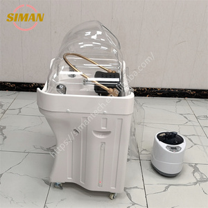 Bac à <span class=keywords><strong>shampoing</strong></span> de luxe japonais Siman avec bassin en ABS, chauffe-eau, réservoir d'eau de 50 L et réservoir d'eaux usées de 25 L pour soin du cuir chevelu - Product Image 5