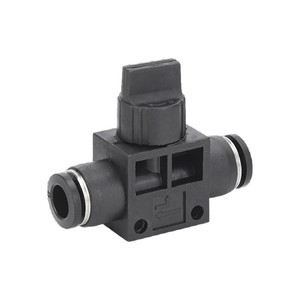Qingze Hand Valve Hvff 4 6 8 10 12mm <b>Quick</b> Connect Pneumatic Air Hose <b>Connector</b> Manual Switch Valve Accessory - Product Image 1