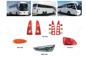 Conjunto de Luz Trasera LED de 24V para Autobús <span class=keywords><strong>Irizar</strong></span>, Lámpara Trasera con Certificación E-mark, Repuesto - Product Image 4
