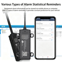 Lector de Tarjetas RFID, Rastreador GPS 4G+2G, Localizador Impermeable con Corte Remoto de Combustible para Gestión de Flotas, Rastreo en Vivo 24/7