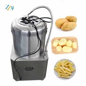 High Output Potato Peeling And Slicing Machine / Potato Peeling And Cutting Machine / Industrial Potato Peeler Machine