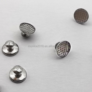 10 pz/pacco bottoni linguali ortodontici dentali leganti a Base rotonda saldabili materiali ortodontici dentali - Product Image 1