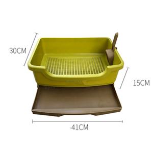 Kaninchen-Katzenklo mit Schublade, <span class=keywords><strong>3</strong></span>-stöckige Katzenstreu-Siebbox, 2 Schalen, klassisches großes Reinigungs-Katzenklo mit Schubladendesign - Product Image 3