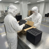 Bandeja de Molde Personalizada para Blíster, Bandeja de PET, ABS, PP, PC, Segura contra Descargas Electrostáticas (ESD) para Chips IC, Componentes Semiconductores, Montaje SMT, Venta Directa de Fábrica al por Mayor