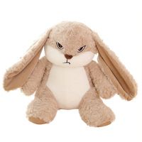 Jouet en peluche lapin personnalisé UYEAH avec logo, certifié CE/ASTM, très vendu, en coton PP, écologique, doux, kawaii, animal en peluche personnalisé