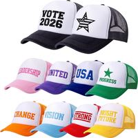 Casquettes Trucker en Maille Personnalisées en Gros, Casquettes en Mousse Vierge pour Sublimation, Idéales pour Événements Sportifs et Campagnes Électorales, Vente Directe Usine