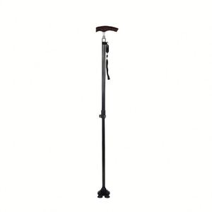 Nuevo Bastón de Senderismo Extensible de Madera de Ala de Pollo y Material de Carbono, Soporte para Trípode, Bastón de Defensa Personal Personalizado - Product Image 1
