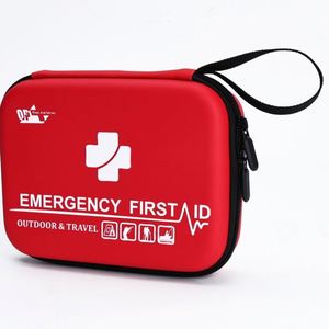 Trousse de premiers secours portable et étanche en EVA rouge durable, grande capacité, pour la maison, les voyages et les activités de plein air, personnalisable - Product Image 4