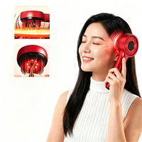 Peigne de massage électrique 3-en-1 pour cuir chevelu avec coussin d'air, applicateur d'huile pour la croissance des cheveux et dispositifs de lumière rouge