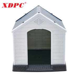 Wasserdicht belüftetes Haustierzimmer Hütte Allwetter-Hundehaus Welpenunterstand Indoor-Outdoor Kunststoff-Haustier-Hundehaus-Käfig - Product Image 4