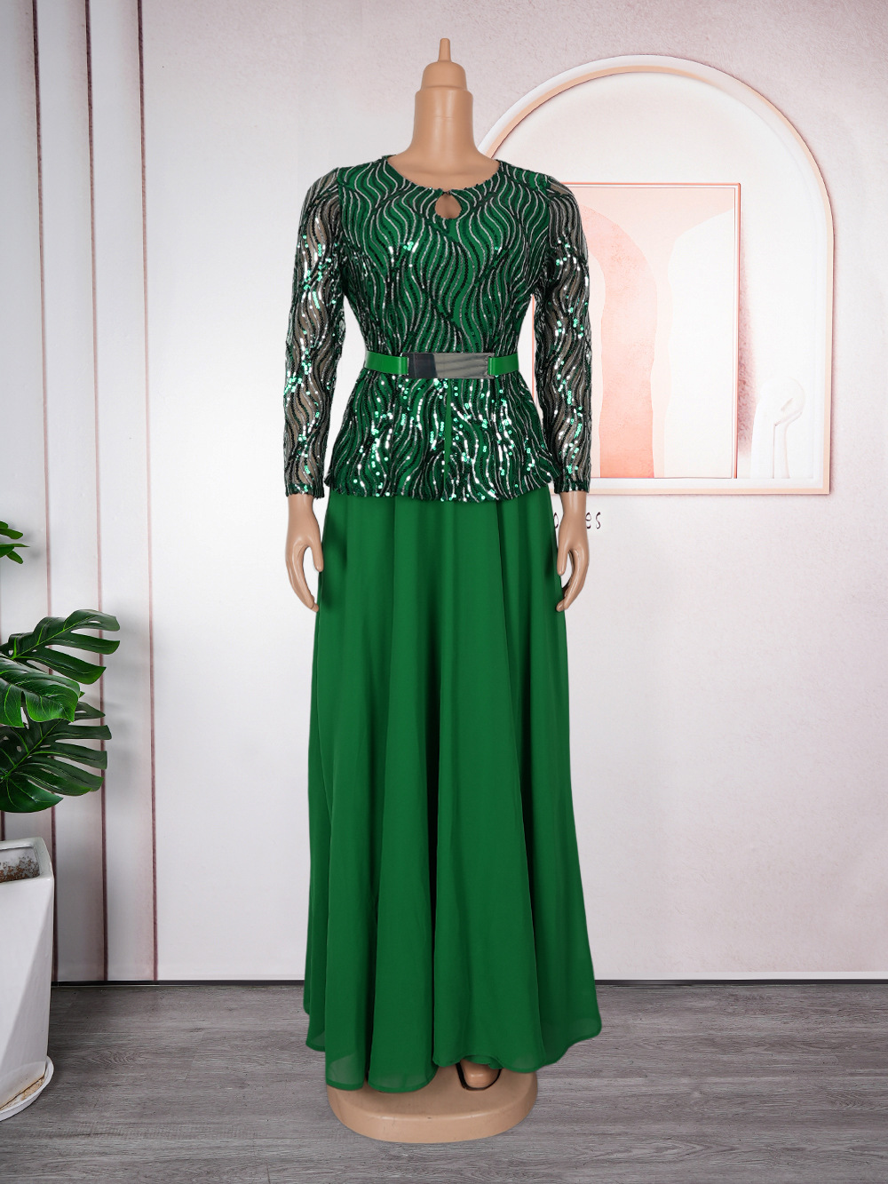 slim fit dress slacks MALI Open Back Maxi Dress in Green- Summer maxi Dress