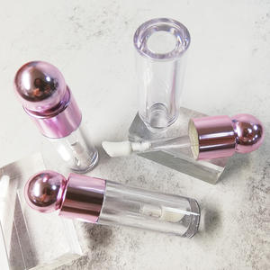Envase de tubo de brillo de labios vacío transparente de 4,8 ml, Etiqueta Privada, venta al por mayor, tubos de brillo de labios, embalaje con tapa de bola - Product Image 1