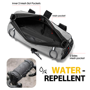PRYES büyük kapasiteli ön bisiklet çantası dağ bisikleti için su geçirmez bisiklet çantası fermuar açık bisiklet çantası Bikepacking - Product Image 3