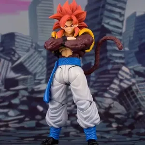 Figura Demoniacal Fit 30 SSJ4 <span class=keywords><strong>Gogeta</strong></span>, Figura de Acción GT Super <span class=keywords><strong>Saiyan</strong></span> <span class=keywords><strong>4</strong></span> de PVC SHF, Modelo a Escala 1/12, Juguete Coleccionable Articulado - Product Image 2