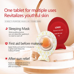 Mascarilla de Noche de Colágeno y Huevo de 3 Días para Aclarar Líneas Finas, Nutrir la Piel por la Noche, Iluminar el Tono de Piel, Mascarilla de Huevo GZ RTS, Pedido Mixto al por Mayor - Product Image 2