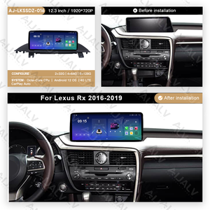 Autoradio double DIN DSP GPS avec façade pour LEXUS RX 2016-2019 LHD/RHD, écran tactile <span class=keywords><strong>Android</strong></span> CarPlay noir mat, panneau de garniture ABS - Product Image 3