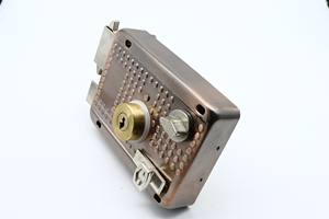 Cerradura Exterior Moderna de Bronce Rojo <span class=keywords><strong>Antirrobo</strong></span> e Impermeable para Apartamentos, 1 Año de Garantía, Instalación con Tornillos, Material de Latón - Product Image 5