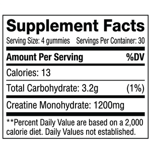 Custom OEM Creatine <b>Gummies</b> Pouch Packaging for <b>Pre</b>-<b>Workout</b> Energy and Muscle Recovery Support Private Label ODM - Product Image 5