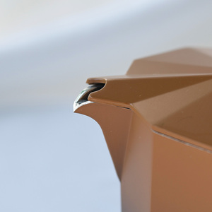 2025 personnalisé dégradé brun 3 tasses <span class=keywords><strong>Moka</strong></span> Pot expresso café cuisinière haut Cafetera Italiana avec Dosificador café Molido Pots - Product Image 5