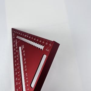 Endüstriyel DIY sınıf alüminyum alaşım sağ açı şablon iletki ağaç İşleme üçgen cetvel hız el aletleri OEM/ODM - Product Image 5