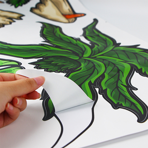 カスタムファブリック接着剤リムーバブル印刷デカールPVCビニール防水家の装飾子供用ウォールステッカー子供用リビングルーム - Product Image 3