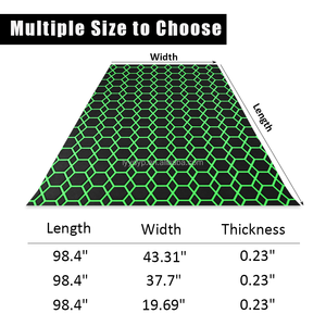KT GuoMei - Tapete Hexagonal de Espuma <span class=keywords><strong>EVA</strong></span> Impermeable <span class=keywords><strong>para</strong></span> Piso de Barco, Color Negro y Verde Diamante, Lámina de Espuma <span class=keywords><strong>para</strong></span> Piso de Barco, Piso de <span class=keywords><strong>Goma</strong></span> <span class=keywords><strong>para</strong></span> Yate - Product Image 5
