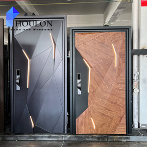 Villa Steel <strong>Security</strong> Door Modern Design Bulletproof Exterior Front Entry Door for Home - Product Image 5