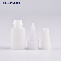 Flacon compte-gouttes vide en plastique de 10 ml pour colle super adhésive avec bouchon à vis