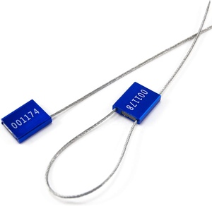 Sellos de camión contenedor de longitud ajustable Sellos de <span class=keywords><strong>cable</strong></span> de alambre de aleación de aluminio - Product Image 1
