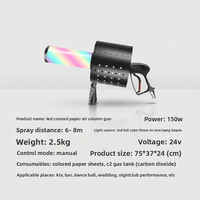 Canon à confettis LED, pistolet à fumée portatif pour scène, bar, DJ, pistolet à glace sèche CO2, lance-confettis au dioxyde de carbone 110-220V